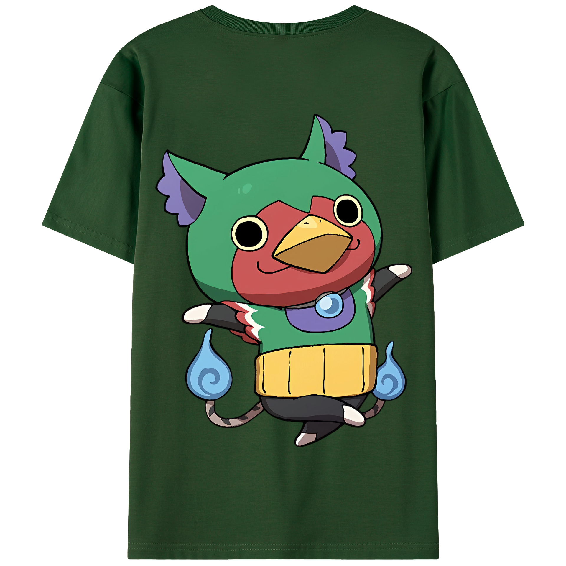 （画像用） 妖怪ウォッチ Yo-kai Watch 綿100％半袖Tシャツ（背面プリント）